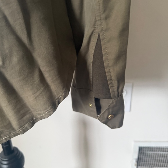 Zadig & Voltaire Tess Military Top Fox Embroidered S Lyocell - Picture 4 of 7